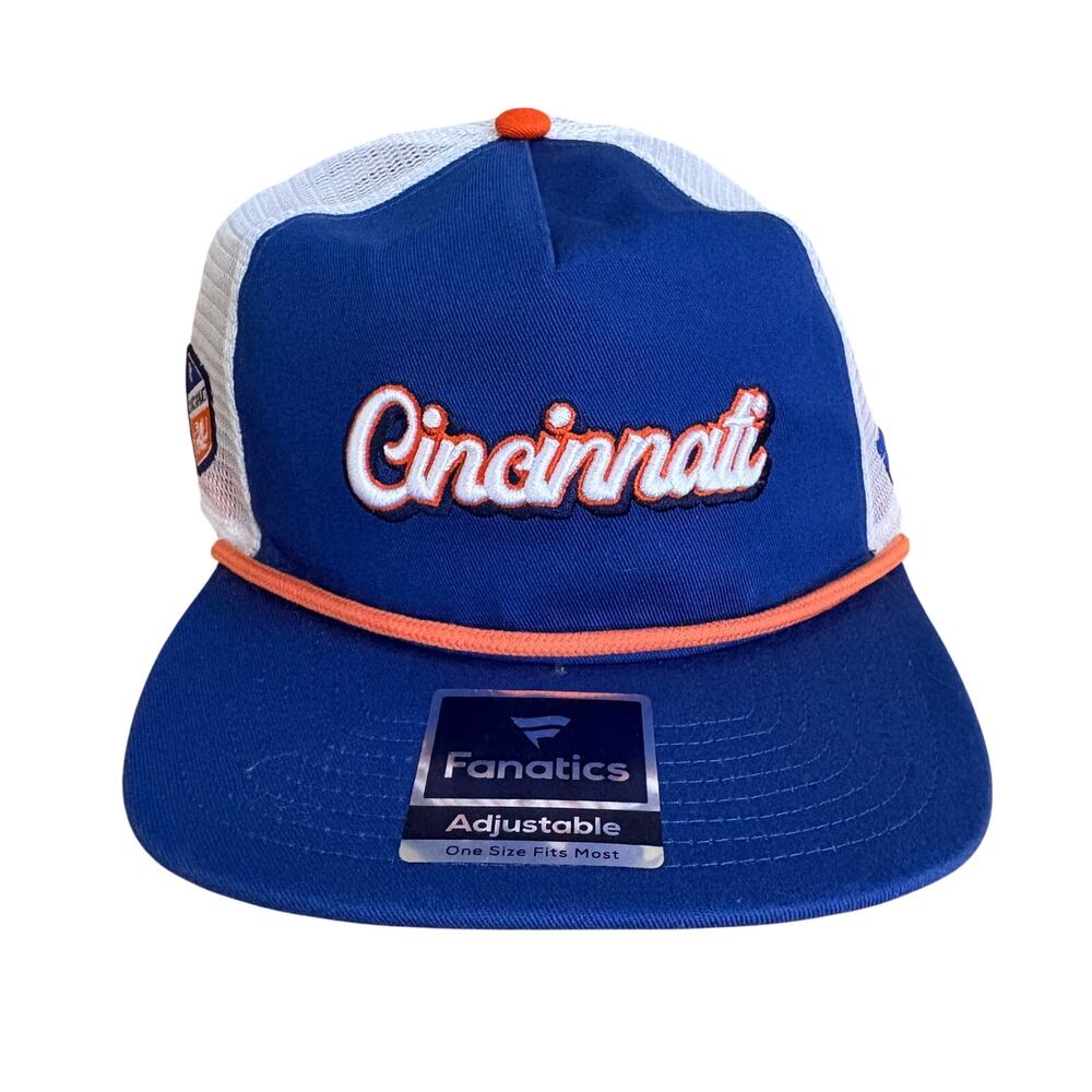 NEW Cincinnati FC Fanatics Trucker Mesh SnapBack Hat Cap MLS Soccer Adjustable